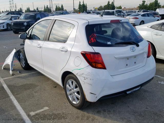 VNKKTUD39HA072291 - 2017 TOYOTA YARIS L WHITE photo 3