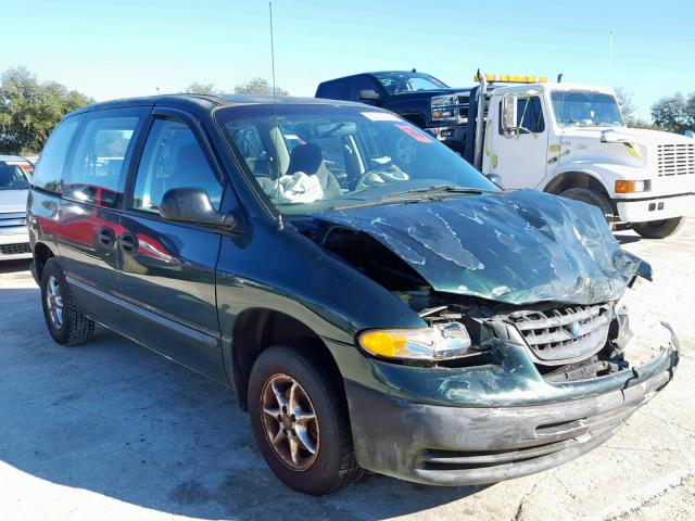 2P4FP25B4VR334892 - 1997 PLYMOUTH VOYAGER GREEN photo 1