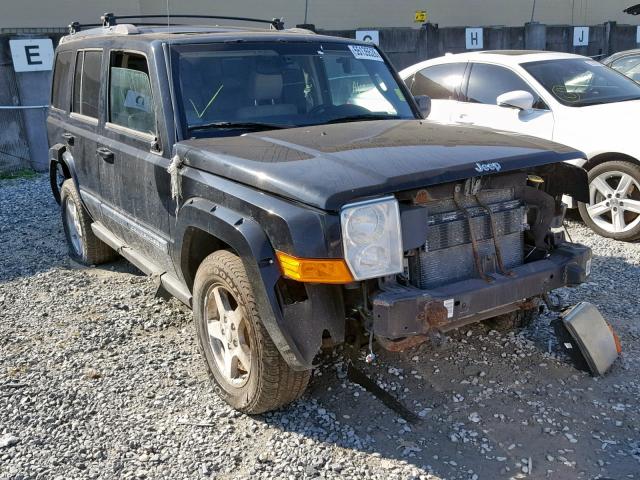 1J8HG58227C587062 - 2007 JEEP COMMANDER BLACK photo 1