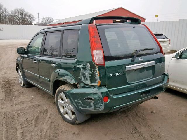 JN8BT08VX6W205982 - 2006 NISSAN X-TRAIL XE GREEN photo 3