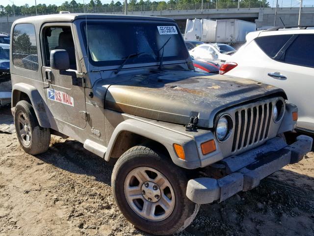 1J4F449S86P725737 - 2006 JEEP WRANGLER / GOLD photo 1