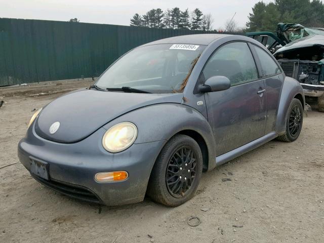 3VWBK21C93M424122 - 2003 VOLKSWAGEN NEW BEETLE GRAY photo 2