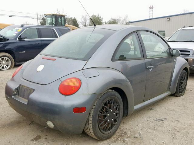 3VWBK21C93M424122 - 2003 VOLKSWAGEN NEW BEETLE GRAY photo 4