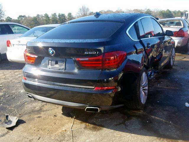 WBA5M6C53FD086052 - 2015 BMW 550 IGT BLACK photo 4