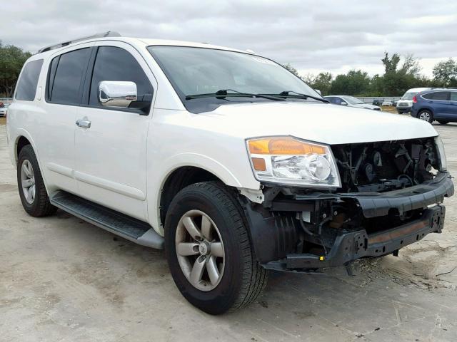 5N1AA0ND7CN613278 - 2012 NISSAN ARMADA SV WHITE photo 1