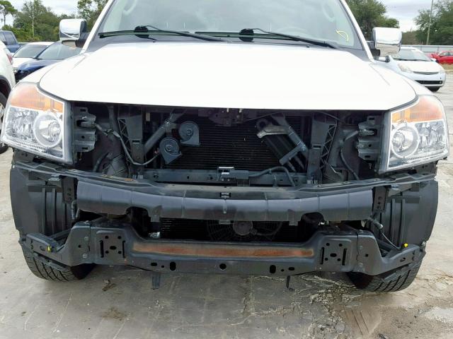 5N1AA0ND7CN613278 - 2012 NISSAN ARMADA SV WHITE photo 9