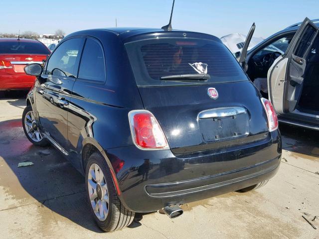 3C3CFFKR4GT130312 - 2016 FIAT 500 EASY BLACK photo 3