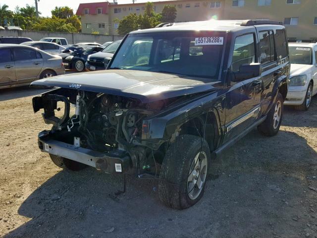 1J4RH4GK3AC102501 - 2010 JEEP COMMANDER BLACK photo 2