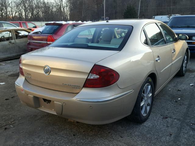 2G4WE537751276944 - 2005 BUICK LACROSSE C GOLD photo 4