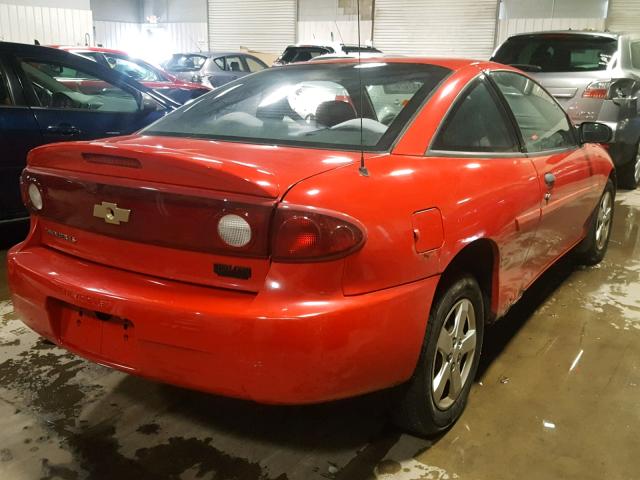 1G1JF12F547240919 - 2004 CHEVROLET CAVALIER L RED photo 4