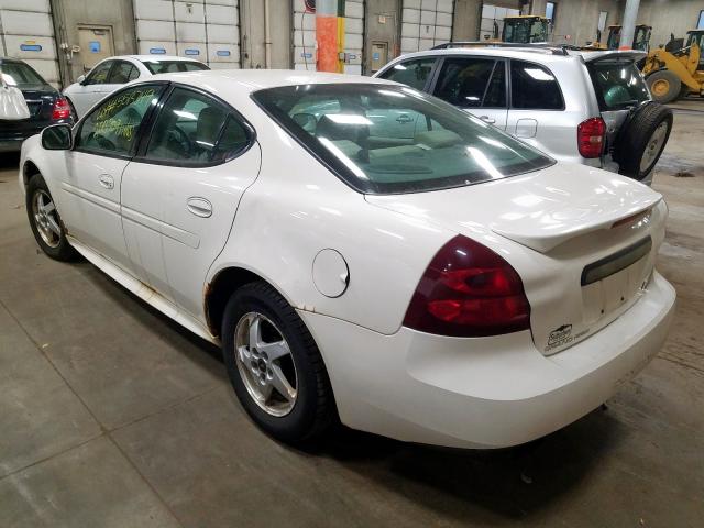 2G2WP522241148814 - 2004 PONTIAC GRAND PRIX WHITE photo 3
