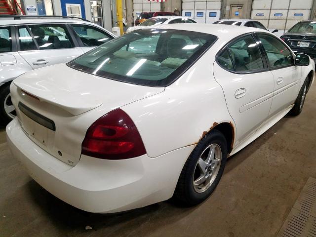 2G2WP522241148814 - 2004 PONTIAC GRAND PRIX WHITE photo 4