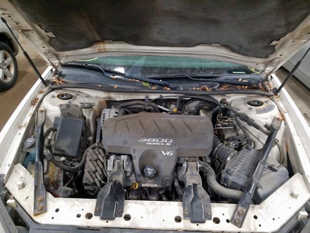 2G2WP522241148814 - 2004 PONTIAC GRAND PRIX WHITE photo 7