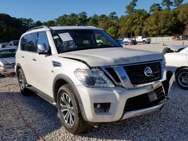 JN8AY2NC9J9554442 - 2018 NISSAN ARMADA SV WHITE photo 1