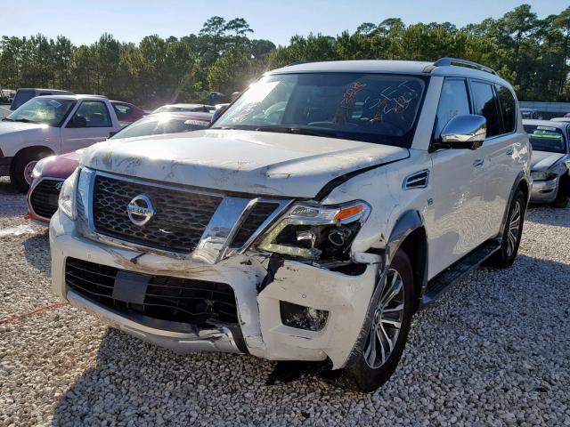 JN8AY2NC9J9554442 - 2018 NISSAN ARMADA SV WHITE photo 2