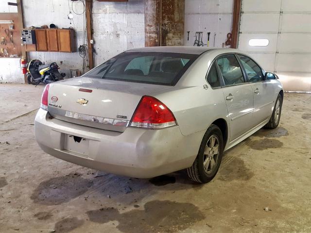 2G1WT57K191212647 - 2009 CHEVROLET IMPALA 1LT SILVER photo 4