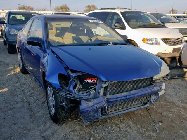 1HGEM22144L039756 - 2004 HONDA CIVIC DX V BLUE photo 1