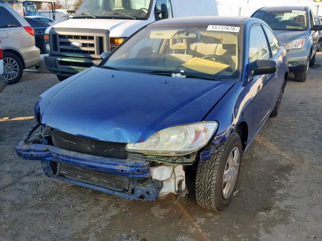 1HGEM22144L039756 - 2004 HONDA CIVIC DX V BLUE photo 2