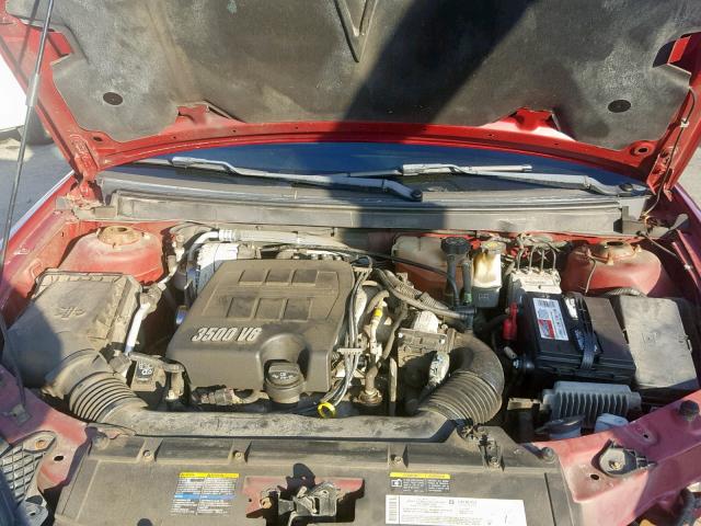 1G2ZH528954157773 - 2005 PONTIAC G6 GT RED photo 7