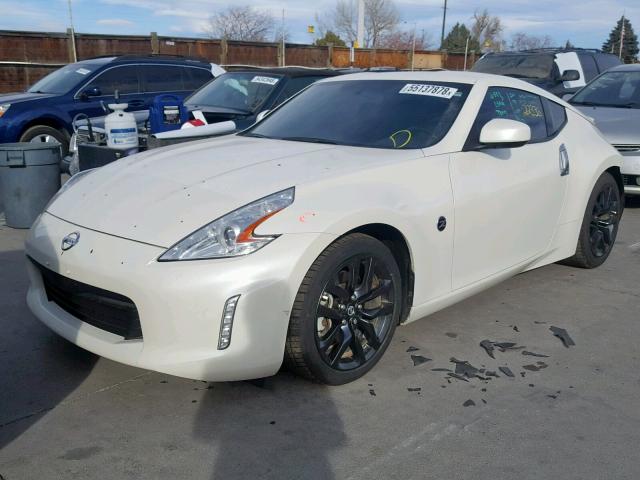 JN1AZ4EH1FM442659 - 2015 NISSAN 370Z BASE WHITE photo 2