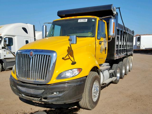 1HSCUAPR2BJ361584 - 2011 INTERNATIONAL PROSTAR PR YELLOW photo 2