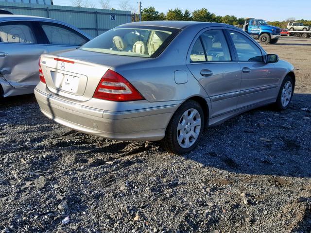 WDBRF54H86A839737 - 2006 MERCEDES-BENZ C GENERATI TAN photo 4