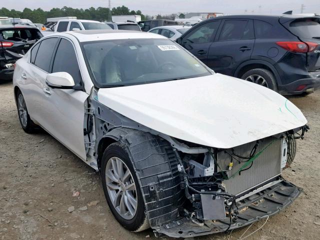 JN1BV7AP3EM675133 - 2014 INFINITI Q50 BASE WHITE photo 1