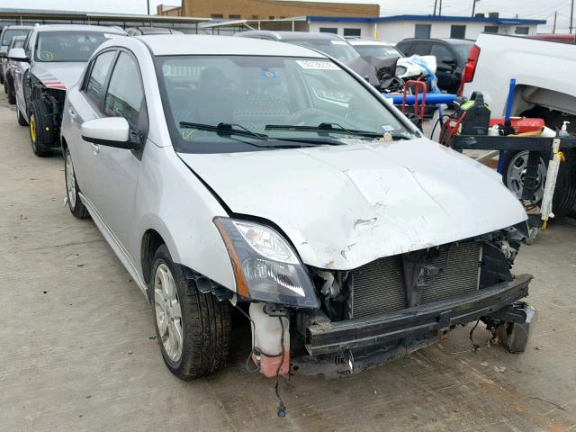 3N1AB6AP4CL775036 - 2012 NISSAN SENTRA 2.0 SILVER photo 1