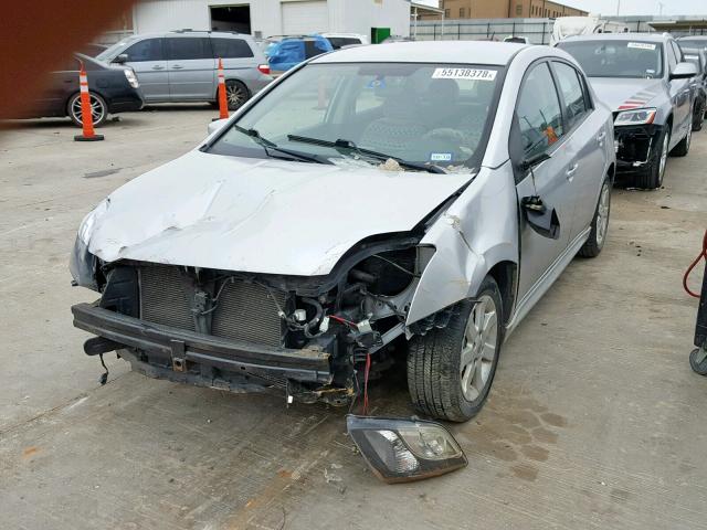 3N1AB6AP4CL775036 - 2012 NISSAN SENTRA 2.0 SILVER photo 2