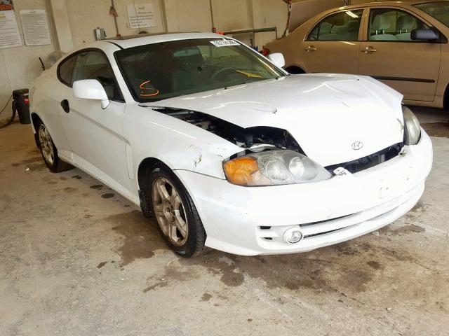 KMHHM65D93U073706 - 2003 HYUNDAI TIBURON WHITE photo 1