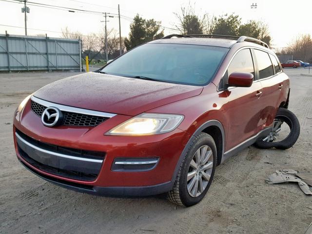 JM3TB38A190168353 - 2009 MAZDA CX-9 RED photo 2