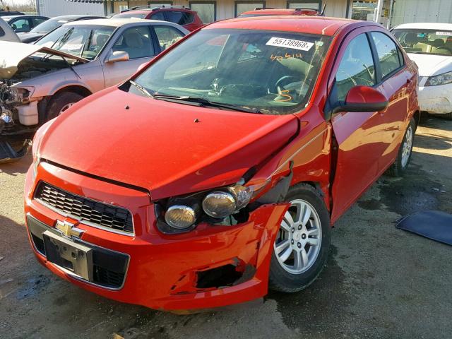 1G1JA5SHXC4112618 - 2012 CHEVROLET SONIC LS 红色 照片 2
