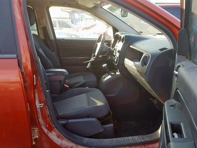 1J4NF4FB9AD518200 - 2010 JEEP COMPASS SP 橙色 照片 5