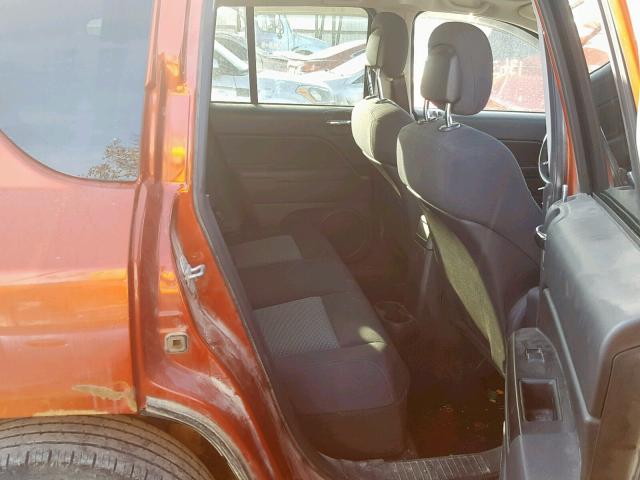 1J4NF4FB9AD518200 - 2010 JEEP COMPASS SP 橙色 照片 6