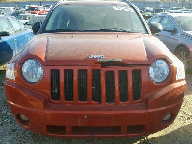 1J4NF4FB9AD518200 - 2010 JEEP COMPASS SP 橙色 照片 9