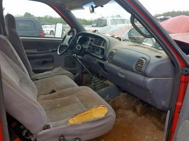 3B6MF3664XM503054 - 1999 DODGE RAM 3500 RED photo 5