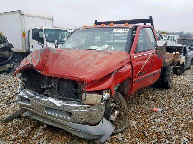 3B6MF3664XM503054 - 1999 DODGE RAM 3500 RED photo 9