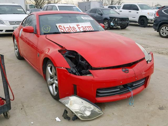 JN1BZ34E38M751235 - 2008 NISSAN 350Z COUPE RED photo 1