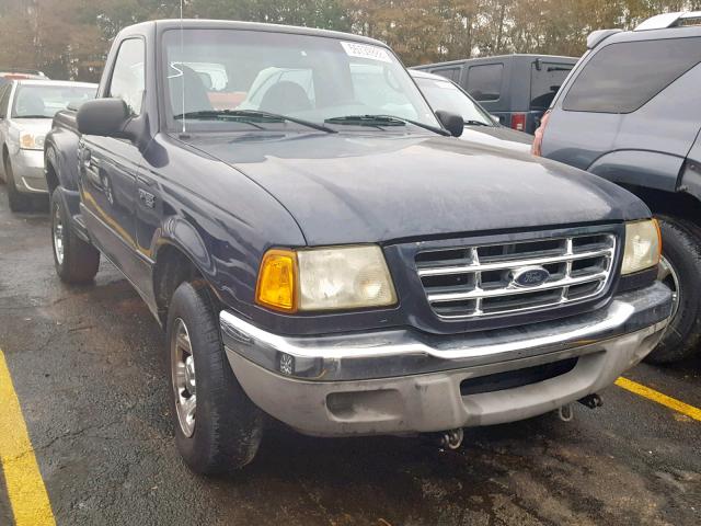 1FTYR10D53PB56984 - 2003 FORD RANGER BLUE photo 1