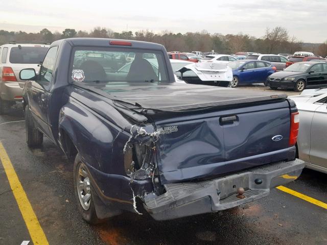 1FTYR10D53PB56984 - 2003 FORD RANGER BLUE photo 3