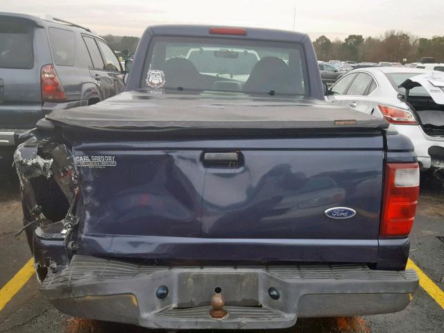 1FTYR10D53PB56984 - 2003 FORD RANGER BLUE photo 6