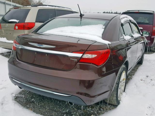 1C3CCBBG6CN188917 - 2012 CHRYSLER 200 TOURIN TAN photo 4