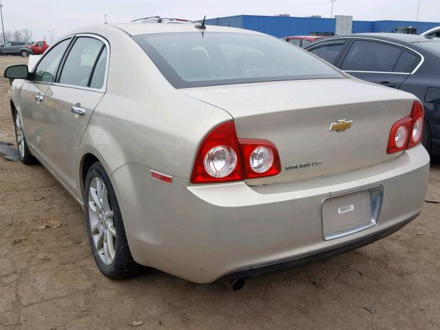 1G1ZE5EB1AF122700 - 2010 CHEVROLET MALIBU LTZ ბეჟი ფოტო 3