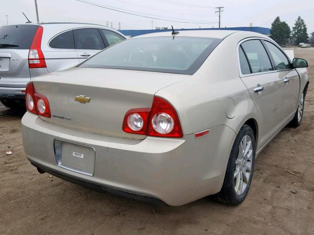 1G1ZE5EB1AF122700 - 2010 CHEVROLET MALIBU LTZ ბეჟი ფოტო 4