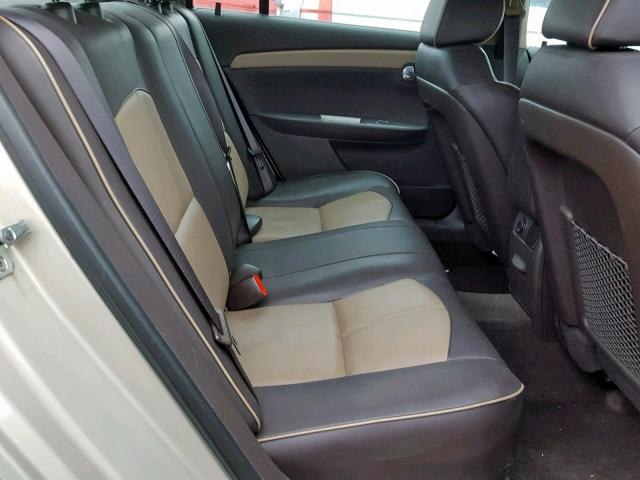 1G1ZE5EB1AF122700 - 2010 CHEVROLET MALIBU LTZ ბეჟი ფოტო 6
