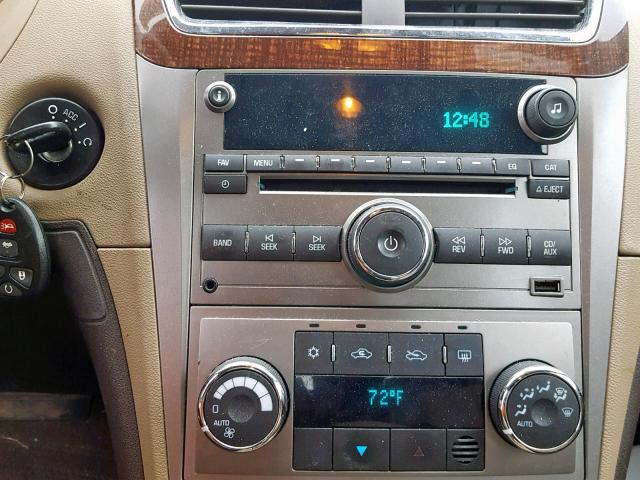 1G1ZE5EB1AF122700 - 2010 CHEVROLET MALIBU LTZ ბეჟი ფოტო 9