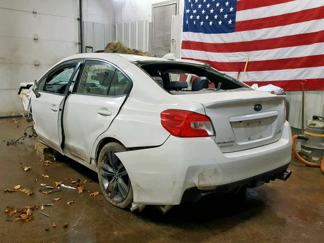 JF1VA1J62G9817509 - 2016 SUBARU WRX LIMITE WHITE photo 3