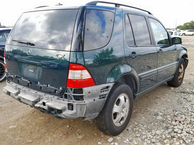 4JGAB54E82A364726 - 2002 MERCEDES-BENZ ML 320 GREEN photo 4