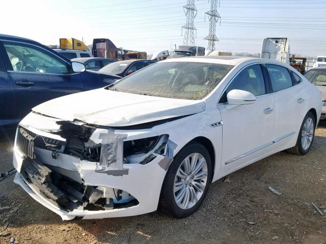 1G4ZR5SZ2JU129689 - 2018 BUICK LACROSSE P WHITE photo 2