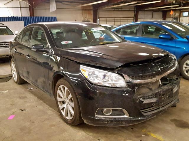 1G11E5SA2GU145318 - 2016 CHEVROLET MALIBU LIM BLACK photo 1